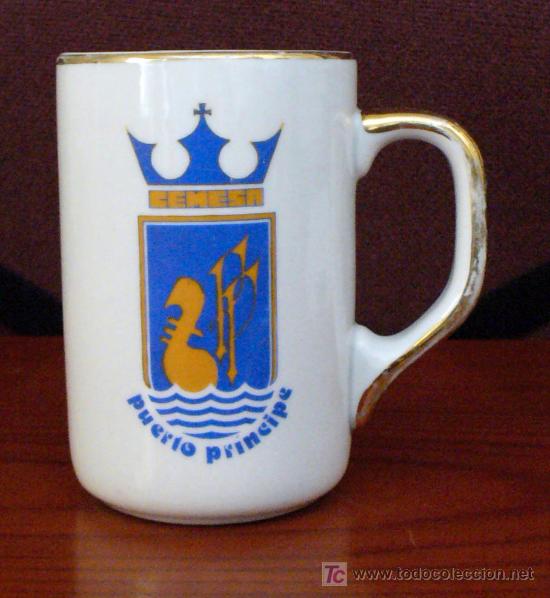 Coleccionismo de cervezas: JARRA CERVEZA-PUERTO PRINCIPE-CEMESA