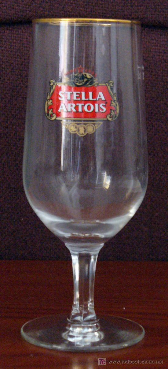 Coleccionismo de cervezas: copa de cerveza stella artois 16 cm