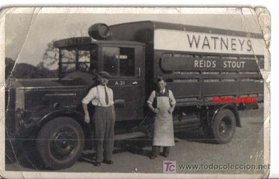 Coleccionismo de cervezas: CAMION DE REPARTO DE CERVEZA INGLESA WATNEYS.