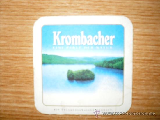 Coleccionismo de cervezas: BONITO POSAVASOS KROMBACHER. - Foto 1