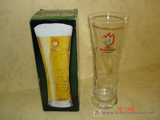 Collectable Beer: CARLSBERG - VASO - UEFA - EURO2008 -