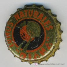 Colecionismo de cervejas: CHAPA ZUMOS NATURALES DIANA , CARCAGENTE VALENCIA , CON TAPON DE CORCHO, C259. Lote 24872791