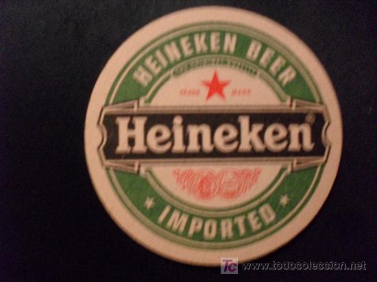 Coleccionismo de cervezas: Posavasos cerveza Heineken