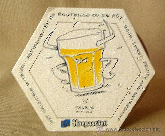 Coleccionismo de cervezas: POSAVASOS, CERVEZA, HOEGAARDEN, TAURUS, TAURO, SIGNOS ZODIACALES