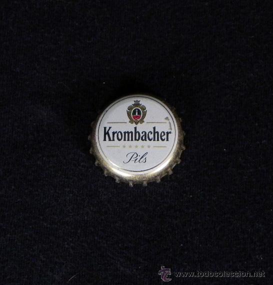 Coleccionismo de cervezas: CHAPA DE CERVEZA ALEMANA - KROMBACHER -- BEBIDA ALEMANIA EUROPA - EUROPEA -- DIBUJO DE ESCUDO