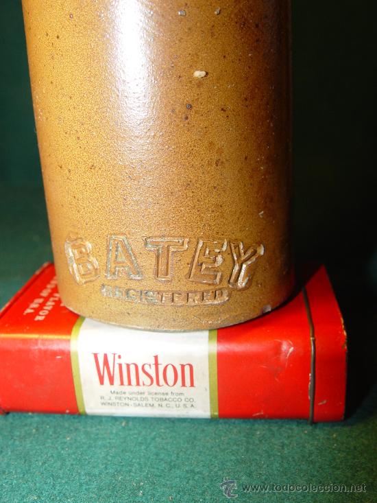 Coleccionismo de cervezas: BATEY - GINGER BEER - CANECO GRES - BOURNE DENBY - C. 1900 -1920 - - Foto 4