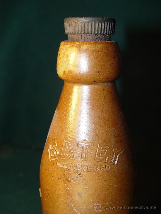 Coleccionismo de cervezas: BATEY - GINGER BEER - CANECO GRES - BOURNE DENBY - C. 1900 -1920 - - Foto 5