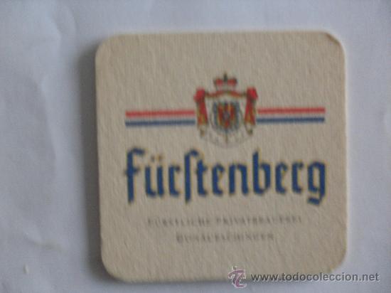 Coleccionismo de cervezas: Posavasos cerveza Alemana F&uuml;rstenberg