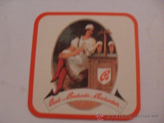 Coleccionismo de cervezas: Posavasos cerveza Budweiser