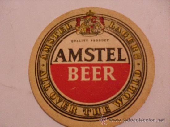 Coleccionismo de cervezas: Posavasos cerveza Holandesa Amstel