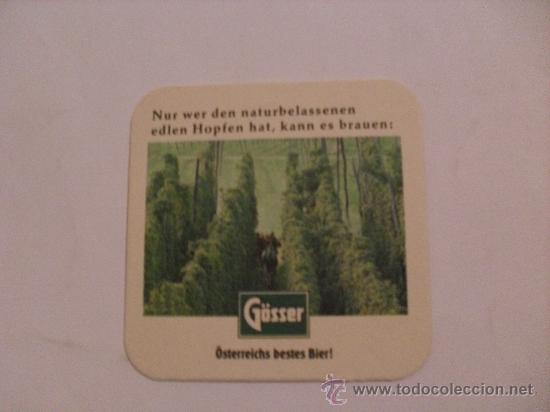 Colecionismo de cervejas: Posavasos cerveza Austriaca &rdquo;G&oacute;sser&rdquo;