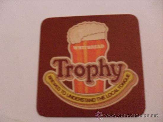 Coleccionismo de cervezas: Posavasos cerveza Trophy