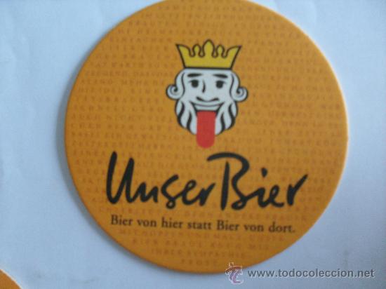 Collezionismo di birre: posavasos cerveza Suiza Unser Bier