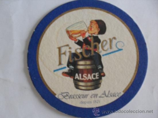 Coleccionismo de cervezas: Posavasos cereveza Francesa Fischer
