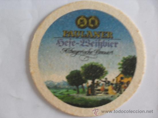 Coleccionismo de cervezas: Posavasos cerveza Alemana Paulaner