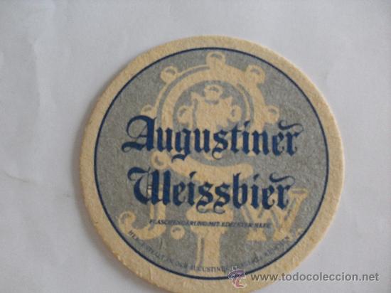 Coleccionismo de cervezas: Posavasos cerveza Alemana Augustiner