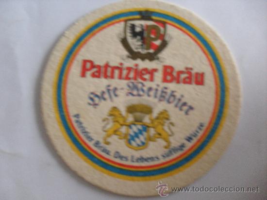 Coleccionismo de cervezas: Posavasos cerveza Alemana Patrizier Br&auml;u