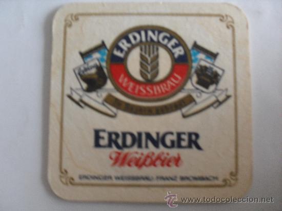 Coleccionismo de cervezas: Posavasos cerveza Alemana Erdinger