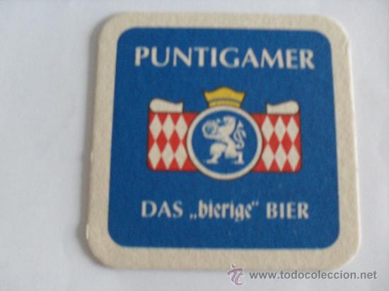 Coleccionismo de cervezas: Posavasos cerveza Austria Puntigamer