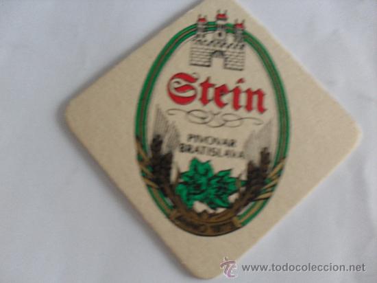 Collectionnisme de bi&egrave;res: posavasos cerveza Eslovaca Stein
