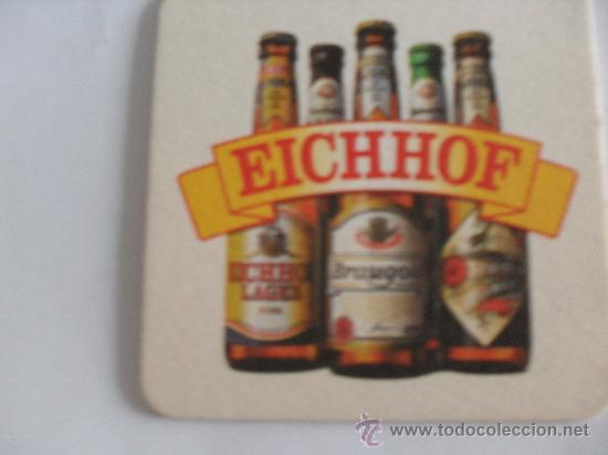 Coleccionismo de cervezas: posavasos cerveza Suiza Eichhof