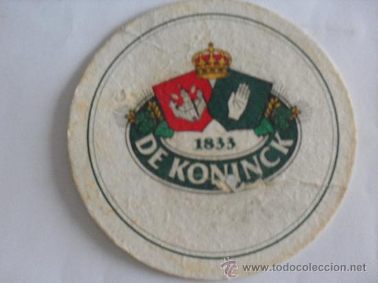 Coleccionismo de cervezas: posavasos cerveza Koninck