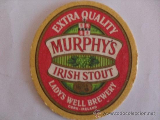 Coleccionismo de cervezas: Posavasos cerveza Murphy's