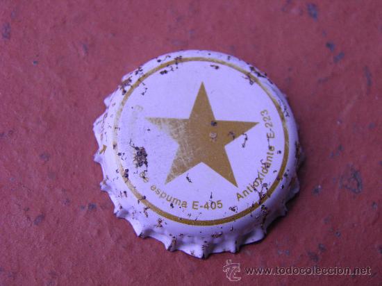 Coleccionismo de cervezas: TAP&Oacute;N CORONA BOTTLE CAP BIERE ANTIGUA CHAPA BEER CERVEZA DAMM. FAB. CHAPA: E.--LOTE N. 918--CARMANJO