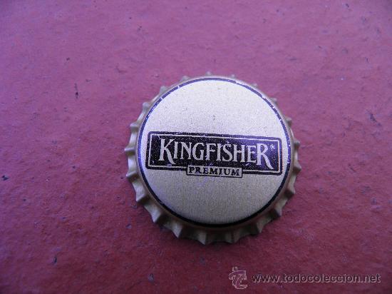 Coleccionismo de cervezas: TAP&Oacute;N CORONA BOTTLE CAP BEER TAPPI BIRRA CHAPA CERVEZA KINGFISHER (3).INDIA.-LOTE N. 925----CARMANJO