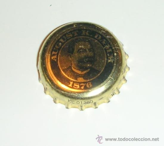 Coleccionismo de cervezas: TAPON CORONA (Chapa) de cerveza AUGUST K.DAMM 1876