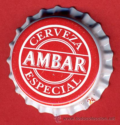 Coleccionismo de cervezas: CHAPA CERVEZA , AMBAR ESPECIAL , ORIGINAL , A52