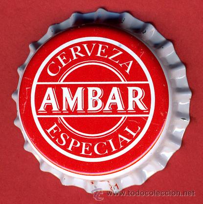Coleccionismo de cervezas: CHAPA CERVEZA , AMBAR ESPECIAL  , ORIGINAL , A69