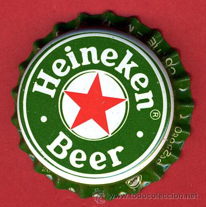 Coleccionismo de cervezas: CHAPA CERVEZA , HEINEKEN BEER  , ORIGINAL , A111