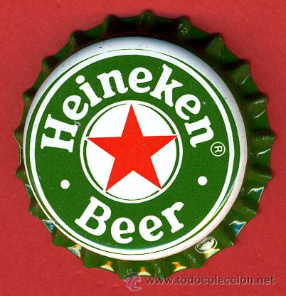 Coleccionismo de cervezas: CHAPA CERVEZA , HEINEKEN BEER  , ORIGINAL , A112