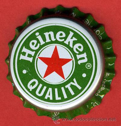 Coleccionismo de cervezas: CHAPA CERVEZA , HEINEKEN QUALITY   , ORIGINAL , A128