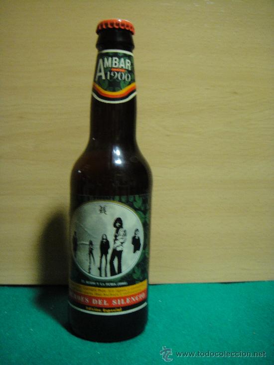 Botella cerveza ambar 1900 - heroes del silenc - Vendido ...