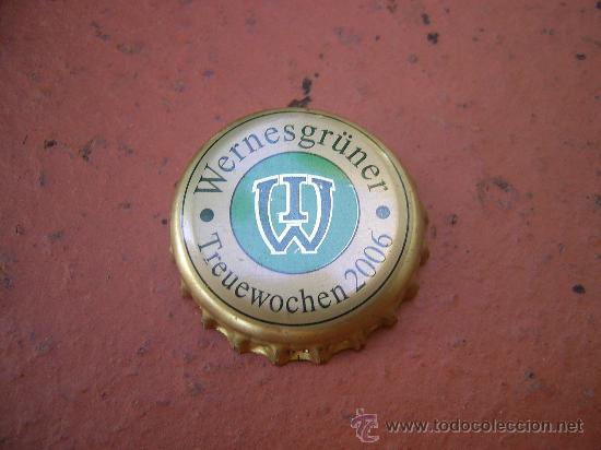Coleccionismo de cervezas: TAP&Oacute;N CORONA BOTTLE CAP BEER CHAPA CERVEZA BIERE WERNESGR&Uuml;NER (7)ALEMANIA.----LOTE N. 776--CARMANJO