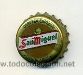 Coleccionismo de cervezas: CHAPA CERVEZA - SAN MIGUEL - R1723 - FABRICANTE U -C15