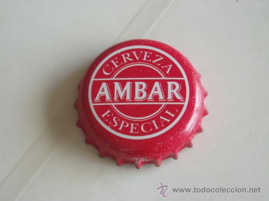 Coleccionismo de cervezas: Chapa de cerveza AMBAR, factor&iacute;a TCI