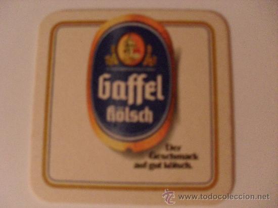 Coleccionismo de cervezas: Posavasos cerveza Gaffel