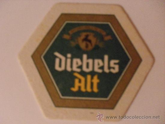 Coleccionismo de cervezas: Posavasos cerveza Diebels Alt