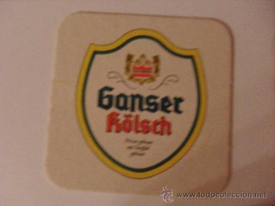 Coleccionismo de cervezas: Posavasos cerveza Ganser