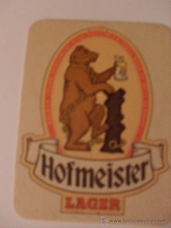 Colecionismo de cervejas: Posavasos cerveza Hofmeister