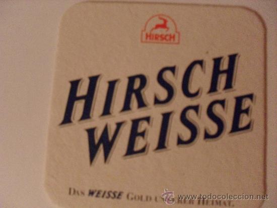 Coleccionismo de cervezas: Posavasos cerveza Hirsch - Foto 1
