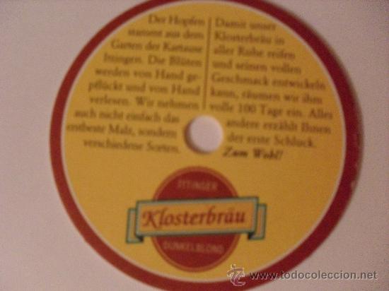 Coleccionismo de cervezas: Posavasos cerveza Klosterbr&auml;u