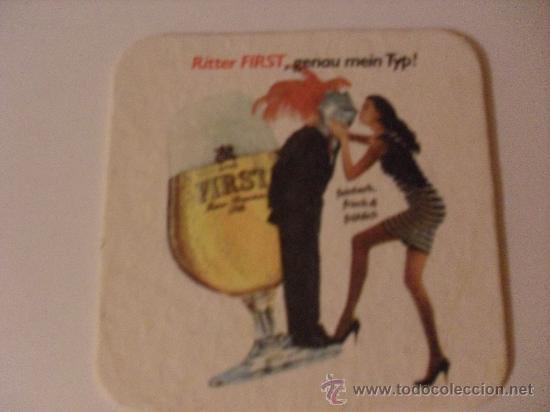 Coleccionismo de cervezas: Posavasos cerveza Ritter First
