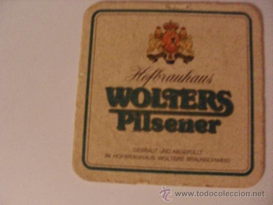 Coleccionismo de cervezas: Posavasos cerveza Wolters