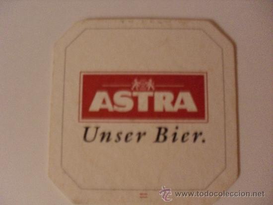 Coleccionismo de cervezas: Posavasos cerveza Astra