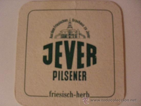 Coleccionismo de cervezas: Posavasos cerveza Jever