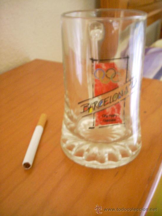Coleccionismo de cervezas: Jarra de cerveza DAB - Barcelona 92.
